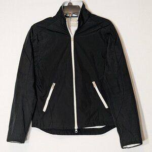 NIKE "Presto" Black Zipper Lined Activewear Windbreaker Jacket; Women Size M
